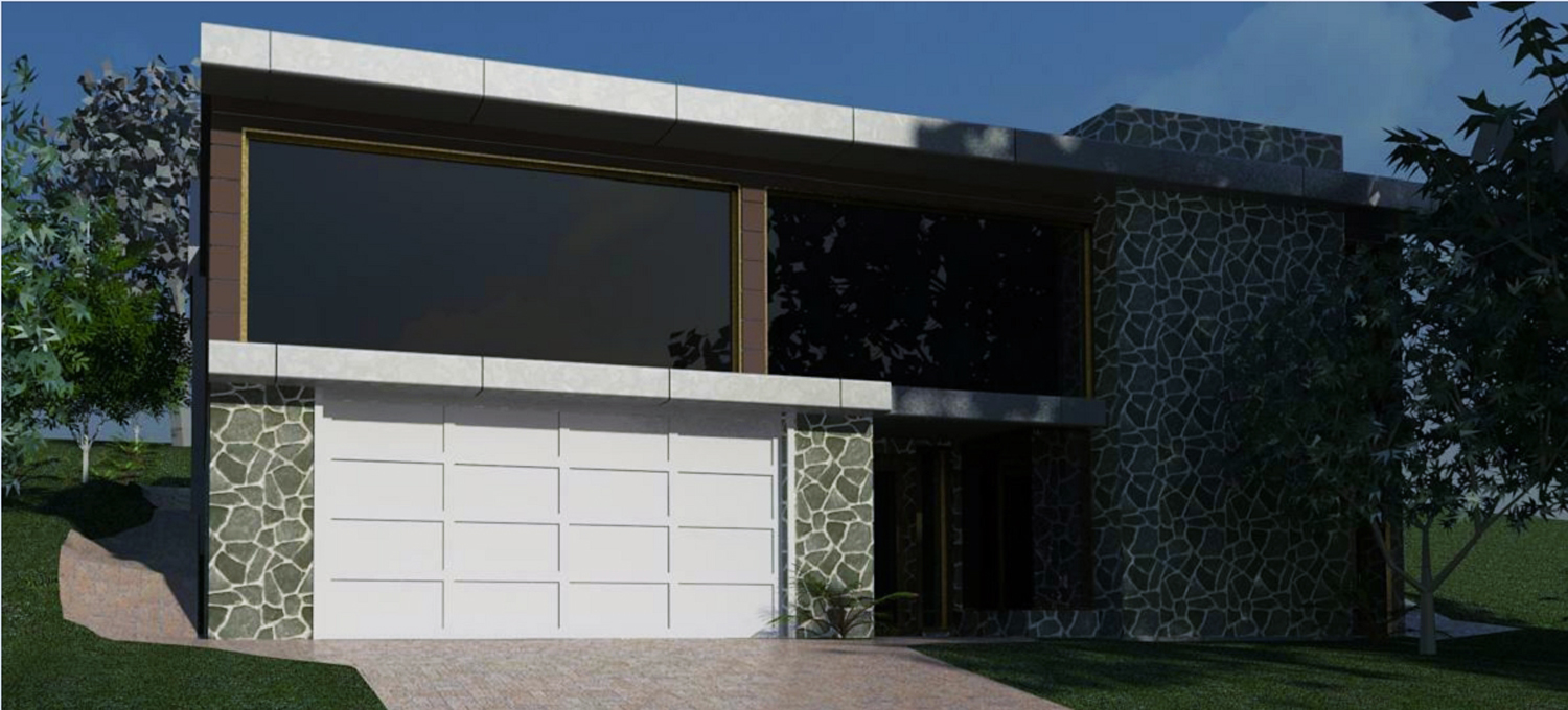 jbcs Renovation Project - rejuvenation of a post modern design - initial 3D CAD imagery 02