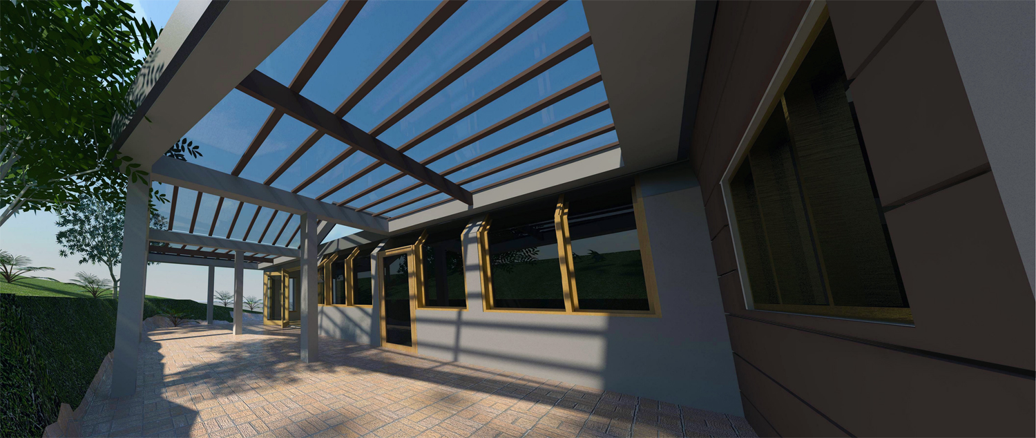 jbcs Renovation Project - rejuvenation of a post modern design - initial 3D CAD imagery 03