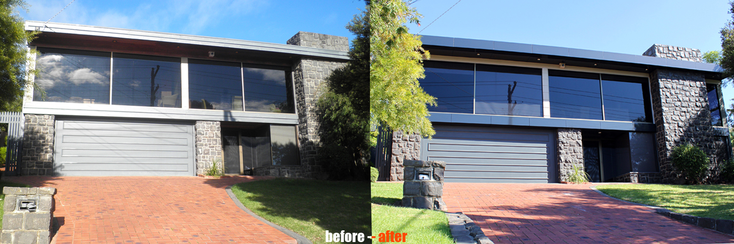 jbcs - rejuvenation of a post modern design - Alucobond Installation - The Difference