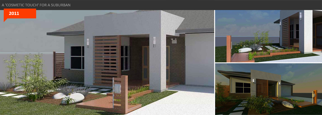 A 'COSMETIC TOUCH' FOR A SUBURBAN