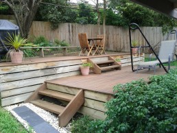 JB Construction Services Project - Sloping Site Parking and Outdoor Living